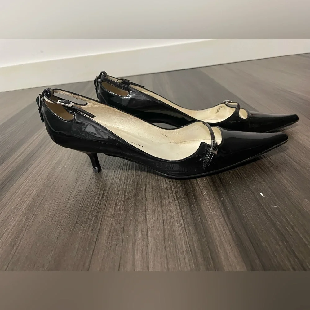 Giuseppe Zanotti Vintage Black Patent Leather Heels